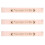 6 Pcs Letter Printing Sashes Etiquette Belts 9