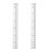 2 Sets Removable Wall Hanging Growth Charts For Home Decor 2