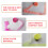 12 Pièces En Papier Crépon Pour Décorations De Mariage 9