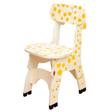 2Pcs New Wooden Giraffe Chair For Kids Early Education