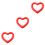 3 Pcs Heart-Shaped Thickened Floating Mat Eco-Friendly Red For Adults 5