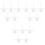 15 Sets Simple Cake Piling Bracket Birthday Tree Support Bases 3