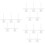15 Sets Simple Cake Piling Bracket Birthday Tree Support Bases 6