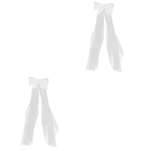 2 Pezzi Copricapo Per Sposa Con Veluccio E 2