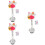 3 Set Fortuna Per Infermiera Cartone 7