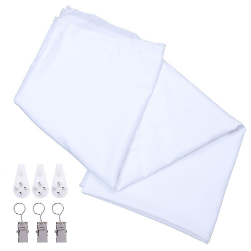 3 Sets Photography Background Cloth White Photo Backdrop
