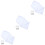 3 Sets Photography Background Cloth White Photo Backdrop 5