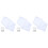 3 Sets Photography Background Cloth White Photo Backdrop 4