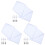 3 Sets Photography Background Cloth White Photo Backdrop 2