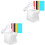 2 Set Luminosa Pieghevole Con 6 Per Gioielli 7