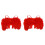 2 Pezzi Per In Naturali Rosse 2
