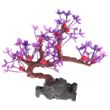 Paars Plastic Vis Aquariumbus Accessoires Natuurlijke Decoratie