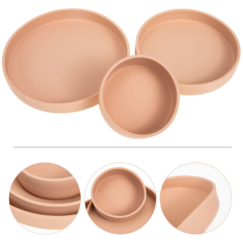 3 Piatto In Silicone Per Ciotole Pasto 2