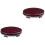 2 Pezzi Sottovaso In Legno Per Da , 10 Cm, 3