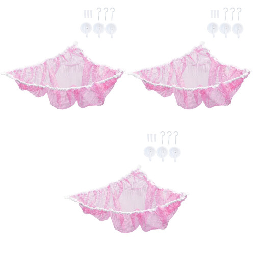 3 Portaoggetti Per 180X120X120Cm Rosa 2