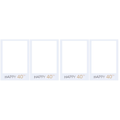 4 Pezzi Per Festa Compleanno Fotografica Creativa 1