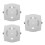 3 Set In Lega Alluminio Per Monitor Con 7