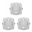 3 Set In Lega Alluminio Per Monitor Con 5