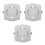 3 Set In Lega Alluminio Per Monitor Con 6