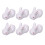 12 Pezzi Supporti Per A Forma Coniglio (Bianco) 1