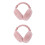 2 Pezzi Paraurti Pieghevoli Unisex Invernali Caldi (Rosa) 6