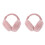 2 Pezzi Paraurti Pieghevoli Unisex Invernali Caldi (Rosa) 3