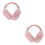 2 Pezzi Paraurti Pieghevoli Unisex Invernali Caldi (Rosa) 7