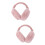 2 Pezzi Paraurti Pieghevoli Unisex Invernali Caldi (Rosa) 8