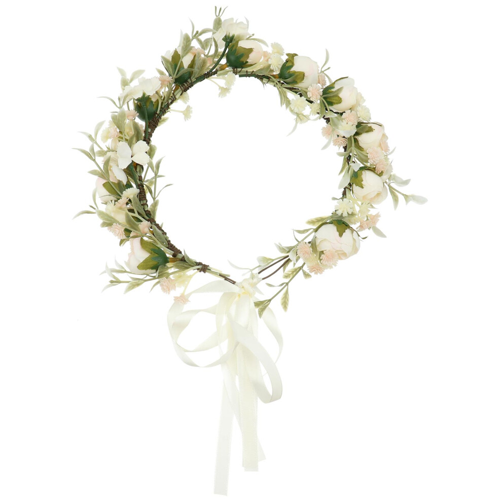 1 Pezzo Ghirlanda Finto Sposa Decorazione Per Capo-image