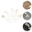 5 Pezzi Spilla Sposa A U Con 5