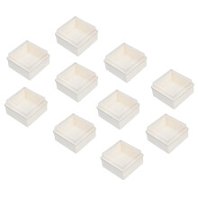 10 Pezzi Scatole Per Torta Con Trasparente Monouso