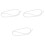 3 Pezzi Cinghia A 100 Cm Con Fibbia 3