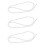3 Pezzi Cinghia A 100 Cm Con Fibbia 8