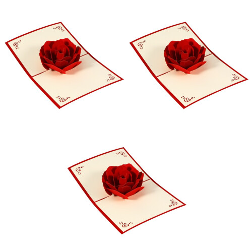 3 15,5 X 12,5 Cm 3D Opstaande Kaarten Met Envelop 2