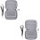 2Pz Organizer Storage Bag Nero Custodia Power Bank Resistenti 6