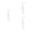 3 Bruid Bloem Decor Sluier Handgemaakte Versiering Wit 2