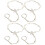 4 Elastische Ankelkettingen Bruid Sieraden 5
