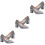 3 Pairs Puntige Met Hak Bruiloft 6