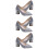 3 Pairs Puntige Met Hak Bruiloft 9