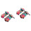2 Waterdichte Ski-Handschoenen Vrouwen Roze 5