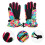 2 Waterdichte Ski-Handschoenen Vrouwen Roze 10