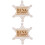 2 Ringbeveiligingsbadge Borstpeld Ringdrager Bruiloft 5
