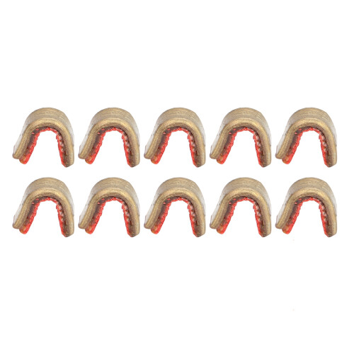 10pcs Brass Nock Buckle Clips for Archery Bow Strings, 3mm, 16g 1