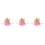 3 Baby's First Birthday Kroon Gaas Hoofdtooi Lichtroze 4