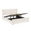 Beige Velvet 4ft6 Storage Bed, Charging Station 8