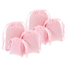 6Pcs Premium Drawstring Jewelry Storage Pouches