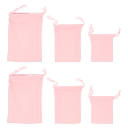 6Pcs Premium Drawstring Jewelry Storage Pouches 2