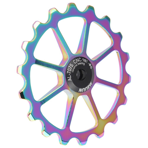 18T Aluminum Guide Roller for Rear Derailleur, Multicolor, 72mm