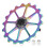 18T Aluminum Guide Roller for Rear Derailleur, Multicolor, 72mm 2