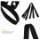 3Pcs Multifunctional Black Ski Boot Straps Portable Shoulder Sling 6